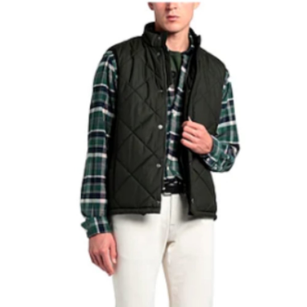 Navy ~ BARBOUR HARLEY Box Quilted GILET Vest MSRP$270 IDEAL for layerup